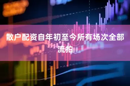 散户配资自年初至今所有场次全部流拍