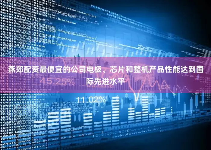 燕郊配资最便宜的公司电极、芯片和整机产品性能达到国际先进水平